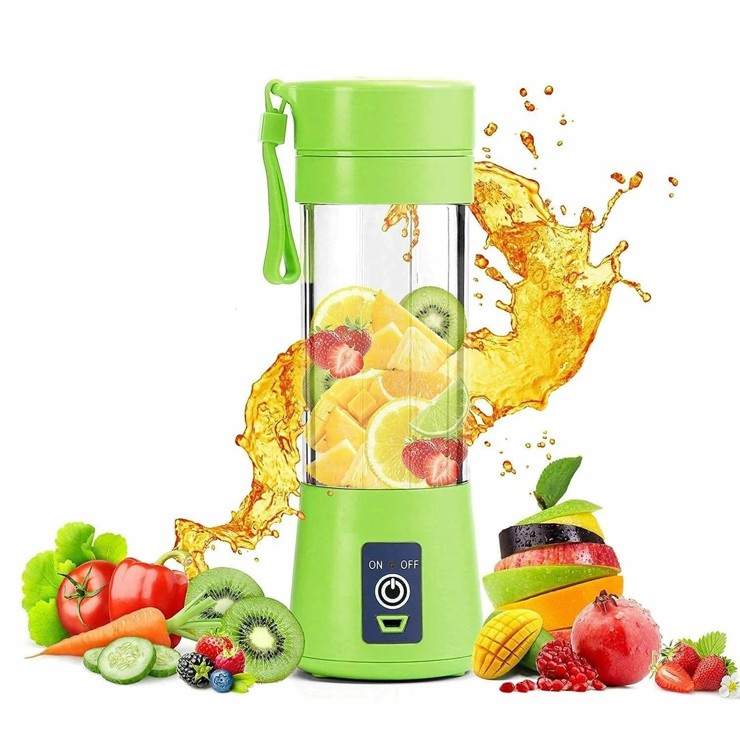 Portable Blender USB Rechargeable Personal Juicer Cup Mixer for Shakes and Smoothies
