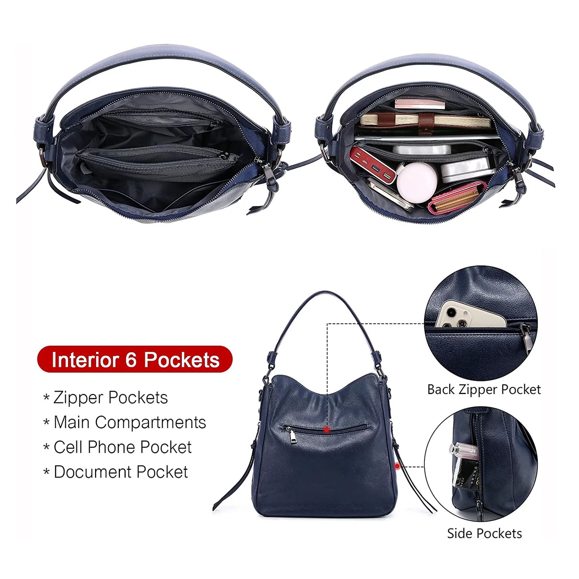 Large Designer Ladies Hobo Bag