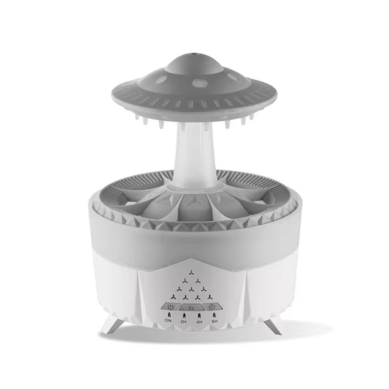 Diffuser Mushroom Air Humidifier with Rain Lamp & remote.