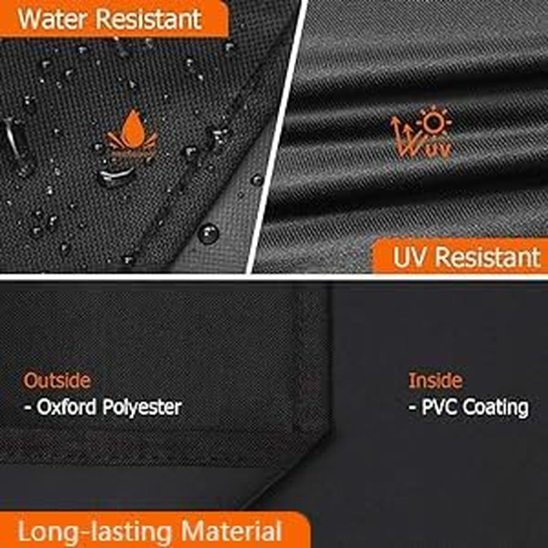 Griddle Cover for Blackstone Rangetop Combo Griddles 600D Heavy Duty Waterproof Canvas, Fits up to 68"