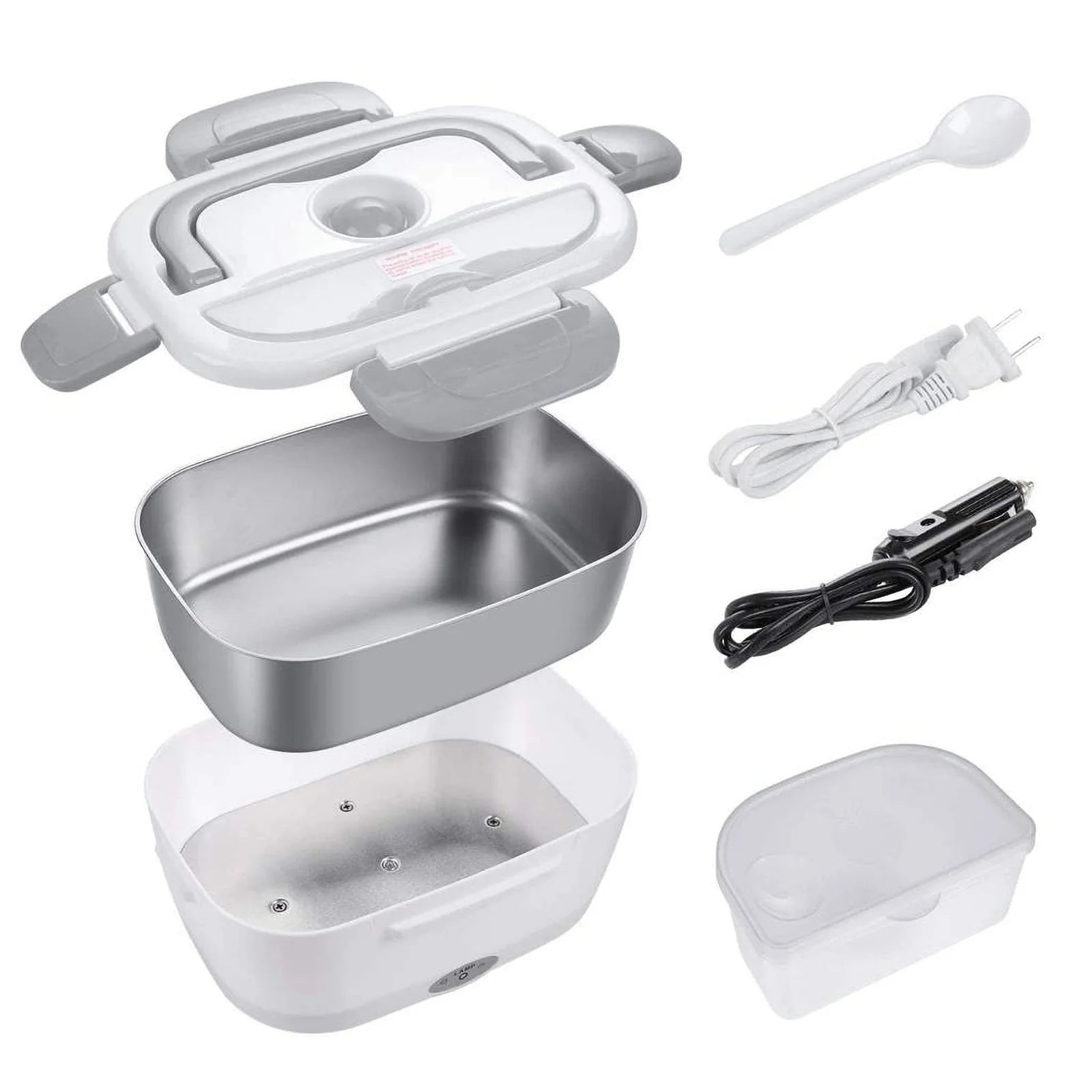 Electric Lunch Box Portable Food Warmer. 5L Stainless Steel Heated Lunch Box.