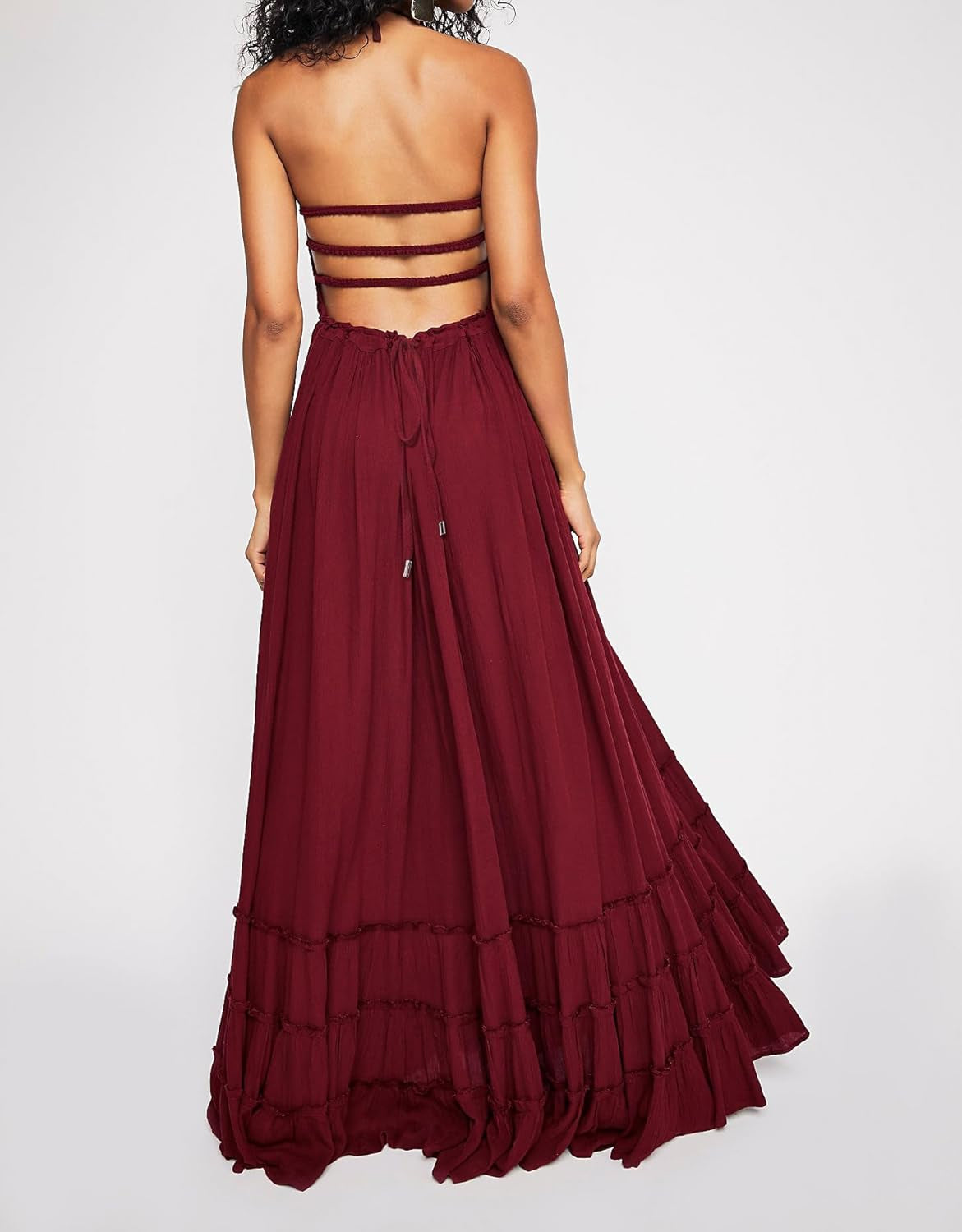  Summer Boho Sexy Backless Long Dresses