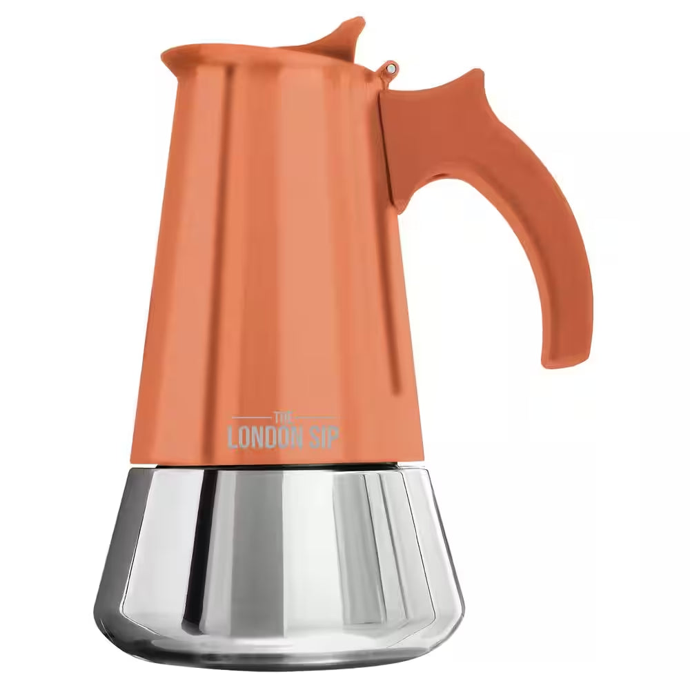 London Sip Stovetop Espresso Maker, Copper, 6-Cup