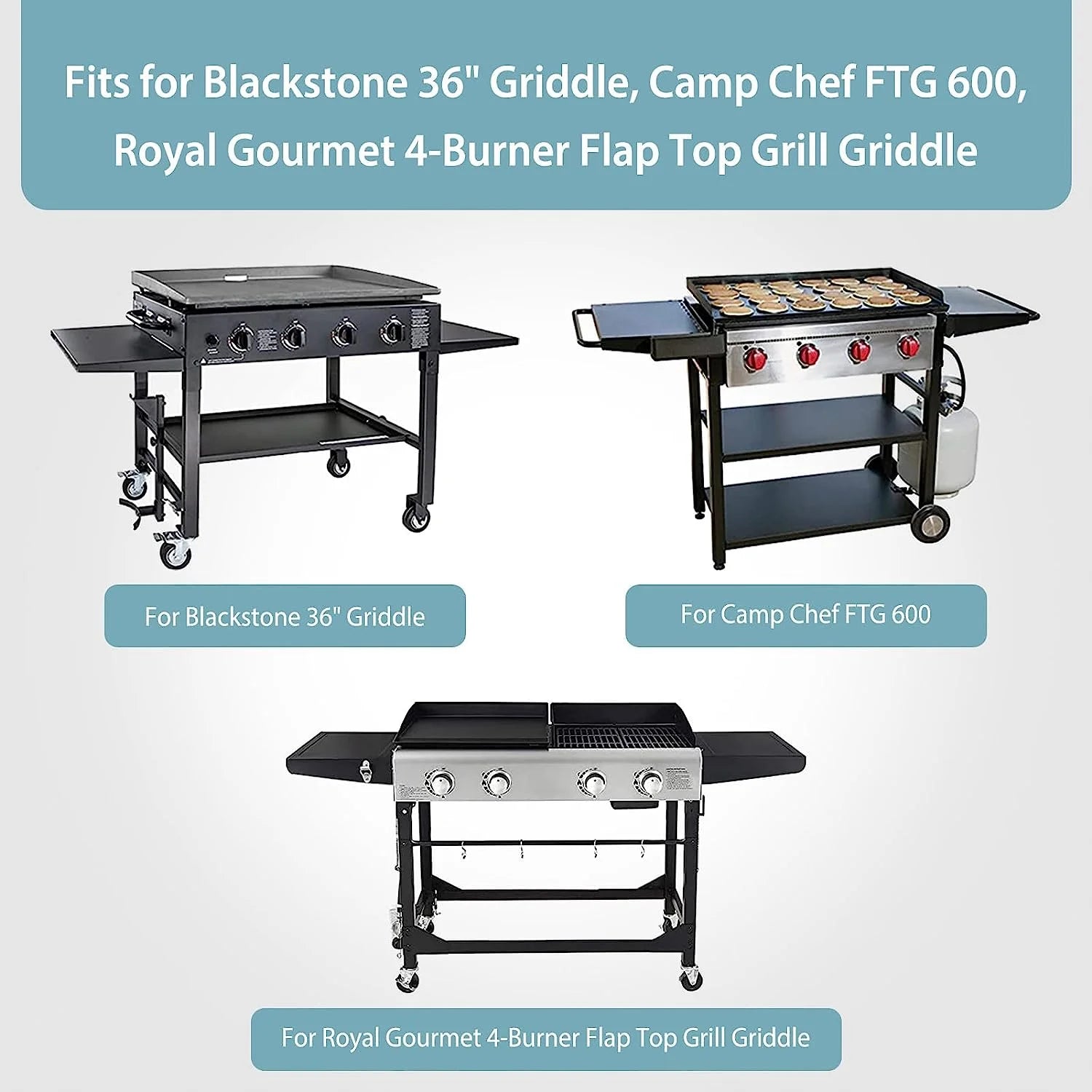 Griddle Cover for Blackstone 36 Inch Griddle Waterproof Grill Cover for 4 Burner Blackstone Backyard Grill 420D