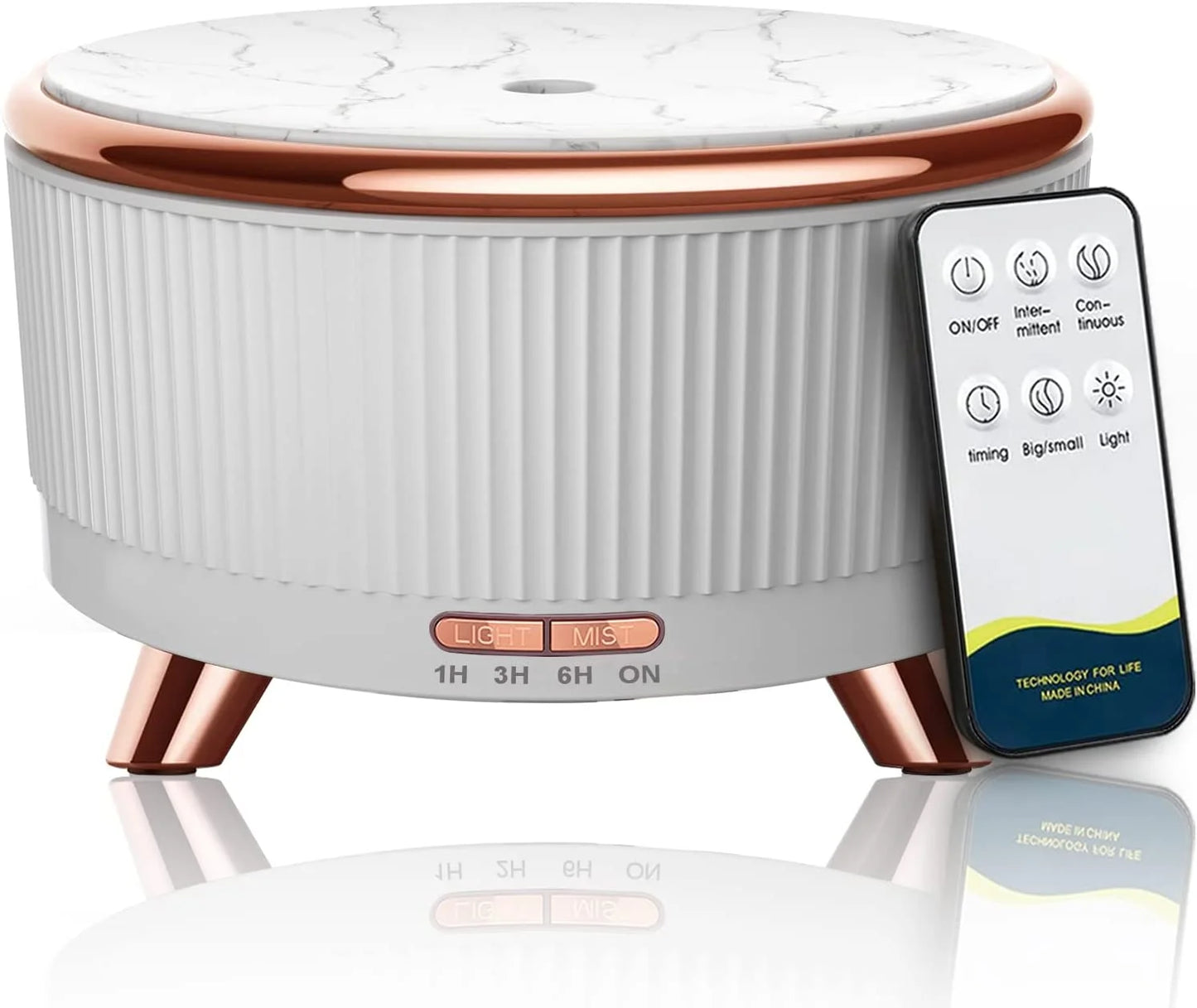 Diffusers for Essential Oils Large Room Humidifier, 500Ml Aromatherapy Diffuser Cool Mist Humidifier with Remote Control.
