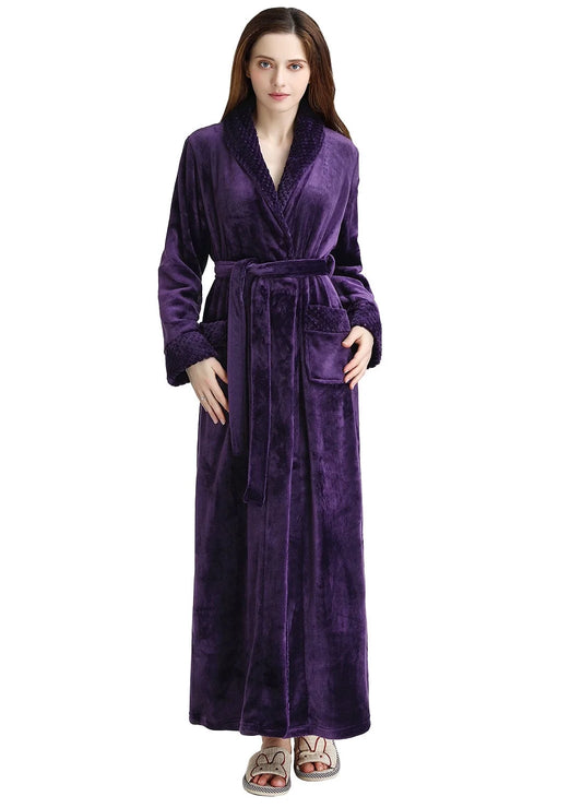 Long Comfy Soft Spa Bath Robe 