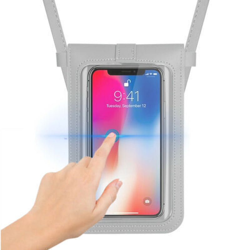 Women Leather Wallet Touch Screen Cell Phone Purse Crossbody Shoulder Strap Bag